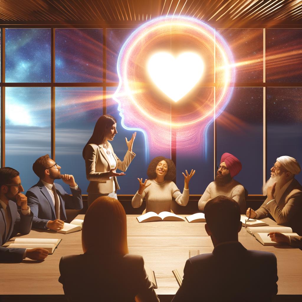 illustrate leadership by using your heart
